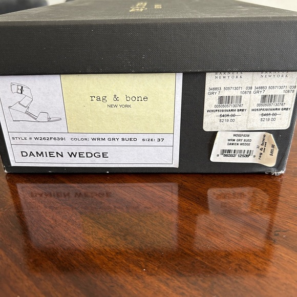 Rag and Bone Damien wedge sandals - Picture 4 of 4